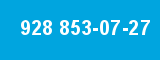 928 853-07-27 928 853-07-27